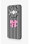 Redmi A3 Compatible Pink and White Ribbon Patterned Silicone Case - 4