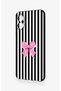 Omix X5 Compatible Pink and White Ribbon Patterned Silicone Case - 4