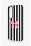 Vivo V70 Fe 5g Compatible Pink and White Ribbon Pattern Silicone Case - 4