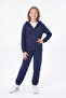 Sweatsuit Sets - Dark blue - Plain - 2