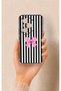 Honor 400 Pro Compatible Pink and White Ribbon Pattern Silicone Case