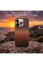 Magnetic Case for iPhone 16 Pro Max | Slim Shockproof Hybrid Protective Back Cover |Anti-Scratch Matte Finish | Strong Magnetic Wireless Charging Compatible |Camera & Screen Protection - Brown - 3