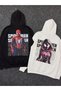 Dear Couple Combination Spider-Man and Gwen Back Printed Design Hooded Sweatshirt Set of 2