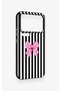 Mi 17 Pro Max Compatible Pink and White Ribbon Patterned Silicone Case - 3
