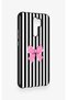 Redmi 9 Compatible Pink and White Ribbon Patterned Silicone Case - 3