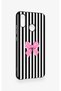 Huawei P20 Lite Compatible Pink White Ribbon Patterned Silicone Case - 3