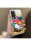 Vivo Y04 Compatible Hard Acrylic Back Silicone Edge Lens Protection Cat Case - 2