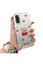 Samsung Galaxy S20 Fe 4G/5G Compatible Hard Acrylic Back Silicone Edge Lens Protection Cherry Case