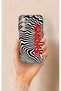 Samsung A25 Compatible Zebra Amore Patterned Silicone Case