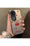 Vivo V50 Compatible Hard Acrylic Back Silicone Edge Lens Protection Cherry Case - 2