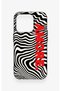 iPhone 15 Pro Compatible Zebra Amore Patterned Silicone Case - 2