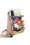 Xiaomi Redmi Note 11/Note 11S Compatible Hard Acrylic Back Silicone Edge Lens Protection Cat Case