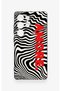 Samsung S25 Ultra Compatible Zebra Amore Patterned Silicone Case - 3