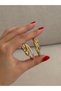 4-Piece Zircon Stone Multiple Big Look Steel Women's Earrings - 3