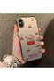 iPhone XS Max Compatible Hard Acrylic Back Silicone Edge Lens Protection Cherry Case - 2