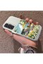 Samsung Galaxy A24 Compatible Hard Acrylic Back Silicone Edge Lens Protection Daisy Case - 3