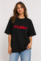 T-Shirts - Black - Oversize - 2