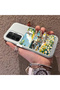 Samsung Galaxy A54 Compatible Hard Acrylic Back Silicone Edge Lens Protection Daisy Case - 3