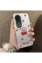 Vivo V50 Compatible Hard Acrylic Back Silicone Edge Lens Protection Cherry Case - 2