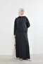Pat Detail Skirted Suit-Black - 8