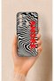 Tecno Spark 8C Compatible Zebra Amore Patterned Silicone Case
