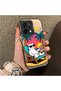 Oppo Reno 14/14F Compatible Hard Acrylic Back Silicone Edge Lens Protection Cat Case - 2