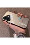iPhone 16 Plus Compatible Hard Acrylic Back Silicone Edge Lens Protection Stylish Print Case - 3
