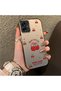 Samsung Galaxy A06 4G/5G Compatible Hard Acrylic Back Silicone Edge Lens Protection Cherry Case - 2