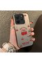 Xiaomi Redmi Note 14 4g Compatible Hard Acrylic Back Silicone Edge Lens Protection Cherry Case - 3