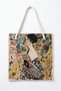 Woven Jacquard Tapestry Fabric Shoulder and Beach Bag Shepherd Stitched Figure - 2