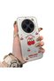 Vivo X300 Compatible Hard Acrylic Back Silicone Edge Lens Protection Cherry Case