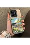 Realme C51/C53 Compatible Hard Acrylic Back Silicone Edge Lens Protection Daisy Case - 2