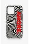 iPhone 12 Pro Max Compatible Zebra Amore Patterned Silicone Case - 2
