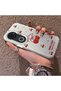 Vivo V50 Compatible Hard Acrylic Back Silicone Edge Lens Protection Cherry Case - 3