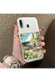 Samsung Galaxy A30/A20 Compatible Hard Acrylic Back Silicone Edge Lens Protection Daisy Case - 2