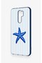 Redmi 9 Compatible Blue Starfish Patterned Silicone Case - 4