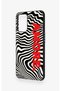 Oppo A54 Compatible Zebra Amore Patterned Silicone Case - 4