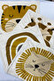 Digital Printed Decorative 4-Piece Children's and Baby Cushion Cover Set 38X38 cm - 6