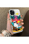 iPhone 14 Pro Compatible Hard Acrylic Back Silicone Edge Lens Protection Cat Case - 2