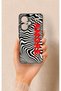 Redmi Note 13 Pro Plus Compatible Zebra Amore Patterned Silicone Case