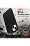 Premium Leather Case for iPhone 15 Magnetic Shockproof Cover, Anti-Scratch, Slim Protective Back with Raised Camera Protection (Black) - 4