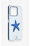 Reeder S71 Compatible Blue Starfish Patterned Silicone Case - 4