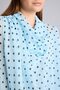Regular Fit Drape Collar Polka Dot Patterned Chiffon Blouse I8696Ax26Au - 4
