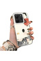 Xiaomi Redmi Note 14 4g Compatible Hard Acrylic Back Silicone Edge Lens Protection Kitty Case
