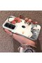 Samsung Galaxy A55 Compatible Hard Acrylic Back Silicone Edge Lens Protection Kitty Case - 3