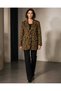 Premium Women's Faux Fur Blazer Jacket with Double Buttons, Slit at the Back, Lined and Furry - 3