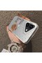 iPhone 16 Plus Compatible Hard Acrylic Back Silicone Edge Lens Protection Rabbit Case - 4