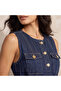 SL BUTTON DOWN BELTED DRESS - 6