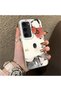 Samsung Galaxy S23 Compatible Hard Acrylic Back Silicone Edge Lens Protection Kitty Case - 2