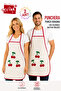 Punchera 2Li Paket Punch Embroidered Liquid Waterproof Kitchen Apron
